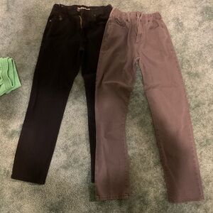 Black and Grey Pants Set